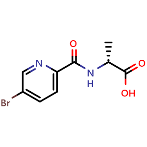 (5-bromopicolinoyl)-D-alanine