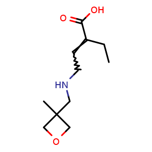 2-ethyl-4-(((3-methyloxetan-3-yl)methyl)amino)but-2-enoic acid