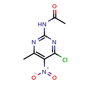 N-(4-chloro-6-methyl-5-nitropyrimidin-2-yl)acetamide