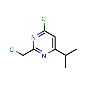 4-chloro-2-(chloromethyl)-6-isopropylpyrimidine