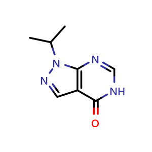 1-isopropyl-1,5-dihydro-4H-pyrazolo[3,4-d]pyrimidin-4-one