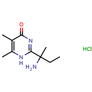2-(2-aminobutan-2-yl)-5,6-dimethylpyrimidin-4(1H)-one hydrochloride