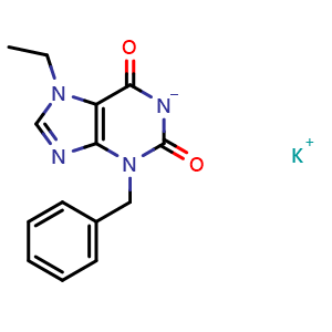 potassium 3-benzyl-7-ethyl-2,6-dioxo-2,3,6,7-tetrahydropurin-1-ide