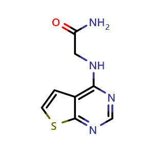 2-(thieno[2,3-d]pyrimidin-4-ylamino)acetamide