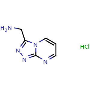 [1,2,4]triazolo[4,3-a]pyrimidin-3-ylmethanamine hydrochloride