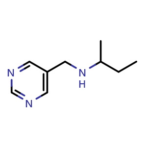 N-(pyrimidin-5-ylmethyl)butan-2-amine