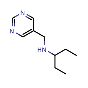 N-(pyrimidin-5-ylmethyl)pentan-3-amine