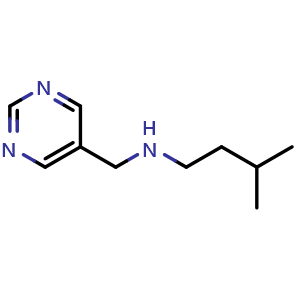 3-methyl-N-(pyrimidin-5-ylmethyl)butan-1-amine