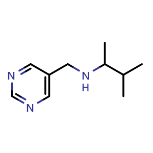 3-methyl-N-(pyrimidin-5-ylmethyl)butan-2-amine