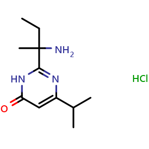 2-(2-aminobutan-2-yl)-6-isopropylpyrimidin-4(3H)-one hydrochloride