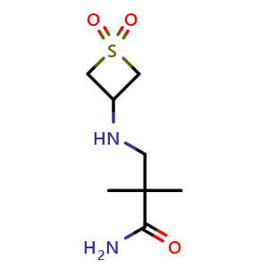 3-((1,1-dioxidothietan-3-yl)amino)-2,2-dimethylpropanamide
