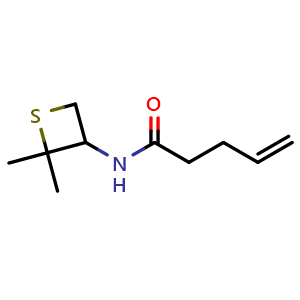 N-(2,2-dimethylthietan-3-yl)pent-4-enamide