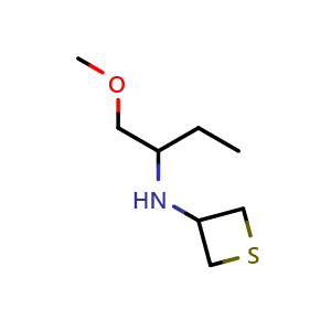 N-(1-methoxybutan-2-yl)thietan-3-amine