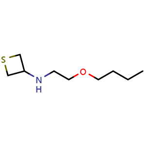 N-(2-butoxyethyl)thietan-3-amine