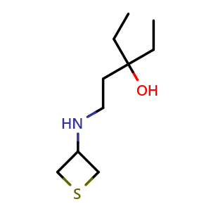 3-ethyl-1-(thietan-3-ylamino)pentan-3-ol