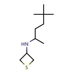 N-(5,5-dimethylhexan-2-yl)thietan-3-amine