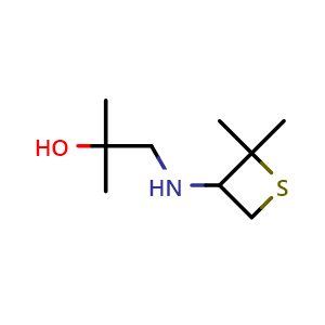1-((2,2-dimethylthietan-3-yl)amino)-2-methylpropan-2-ol