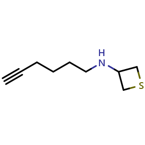 N-(hex-5-yn-1-yl)thietan-3-amine