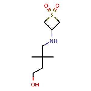 3-((4-hydroxy-2,2-dimethylbutyl)amino)thietane 1,1-dioxide