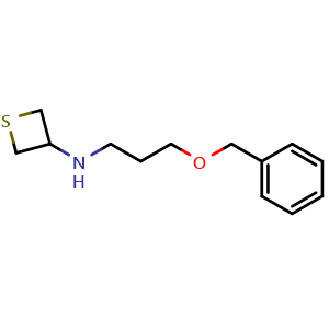 N-(3-(benzyloxy)propyl)thietan-3-amine
