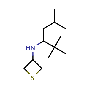 N-(2,2,5-trimethylhexan-3-yl)thietan-3-amine