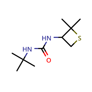 1-(tert-butyl)-3-(2,2-dimethylthietan-3-yl)urea