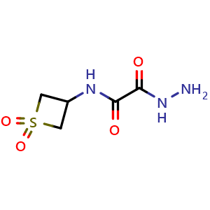 N-(1,1-dioxidothietan-3-yl)-2-hydrazineyl-2-oxoacetamide