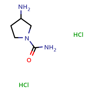 3-aminopyrrolidine-1-carboxamide dihydrochloride