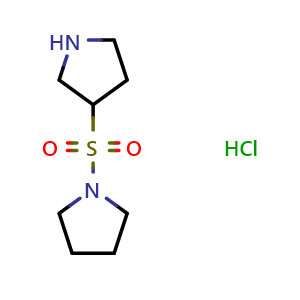 1-(pyrrolidin-3-ylsulfonyl)pyrrolidine hydrochloride