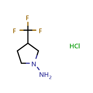 3-(trifluoromethyl)pyrrolidin-1-amine hydrochloride