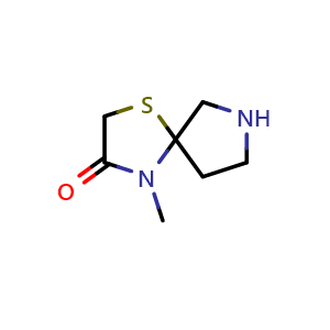 4-methyl-1-thia-4,7-diazaspiro[4.4]nonan-3-one