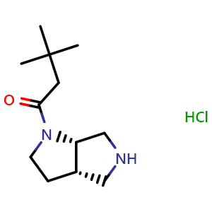 1-((3aS,6aS)-hexahydropyrrolo[3,4-b]pyrrol-1(2H)-yl)-3,3-dimethylbutan-1-one hydrochloride