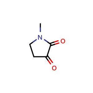 Chemical structure of 1-methylpyrrolidine-2,3-dione , CAS 42599-26-8, AChemBlock Q59432