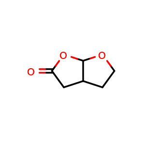 Chemical structure of tetrahydrofuro[2,3-b]furan-2(3H)-one , CAS 104223-37-2, AChemBlock Q59460