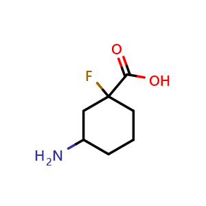 3-amino-1-fluorocyclohexane-1-carboxylic acid