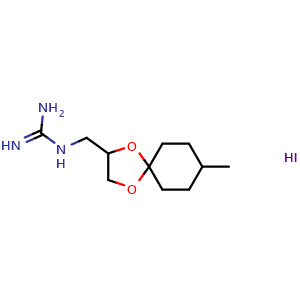 1-((8-methyl-1,4-dioxaspiro[4.5]decan-2-yl)methyl)guanidine hydroiodide