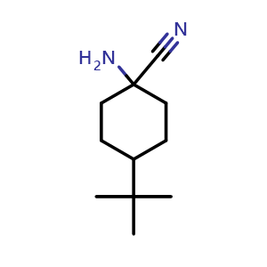 1-amino-4-(tert-butyl)cyclohexane-1-carbonitrile
