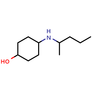 4-(pentan-2-ylamino)cyclohexan-1-ol