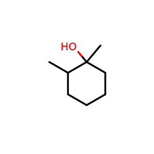 Chemical structure of 1,2-dimethylcyclohexan-1-ol , CAS 5402-29-9, AChemBlock Q59744