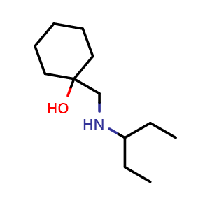 1-((pentan-3-ylamino)methyl)cyclohexan-1-ol