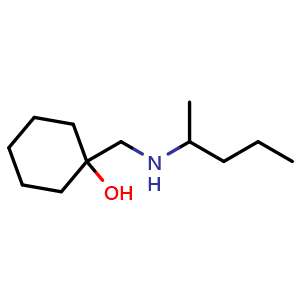 1-((pentan-2-ylamino)methyl)cyclohexan-1-ol