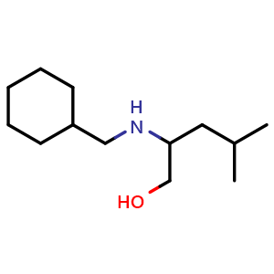 2-((cyclohexylmethyl)amino)-4-methylpentan-1-ol