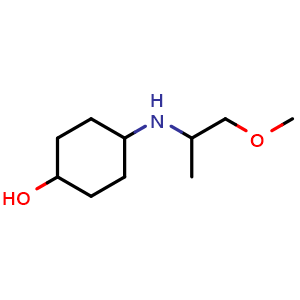 4-((1-methoxypropan-2-yl)amino)cyclohexan-1-ol