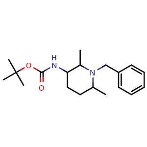 tert-butyl (1-benzyl-2,6-dimethylpiperidin-3-yl)carbamate