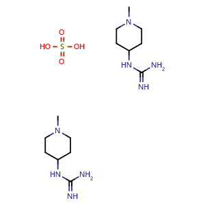 1-(1-methylpiperidin-4-yl)guanidine hemisulfate