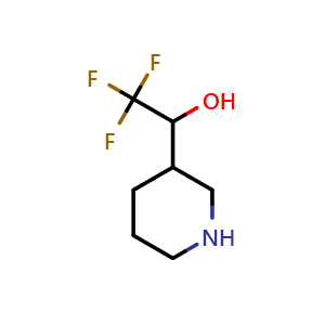 2,2,2-trifluoro-1-(piperidin-3-yl)ethan-1-ol