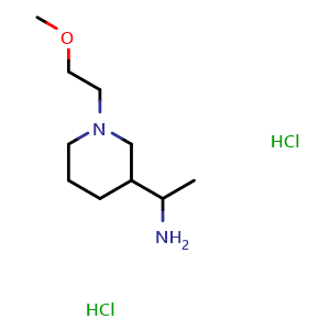 1-(1-(2-methoxyethyl)piperidin-3-yl)ethan-1-amine dihydrochloride