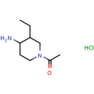 1-(4-amino-3-ethylpiperidin-1-yl)ethan-1-one hydrochloride