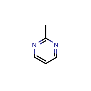 Chemical structure of 2-methylpyrimidine , CAS 5053-43-0, AChemBlock Q60049