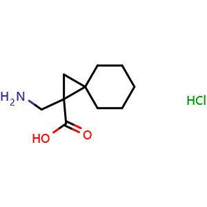 1-(aminomethyl)spiro[2.5]octane-1-carboxylic acid hydrochloride